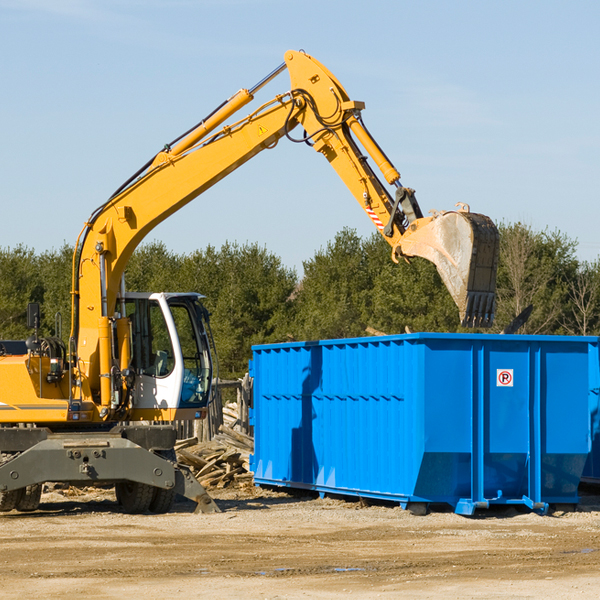 how does a residential dumpster rental service work in Yale